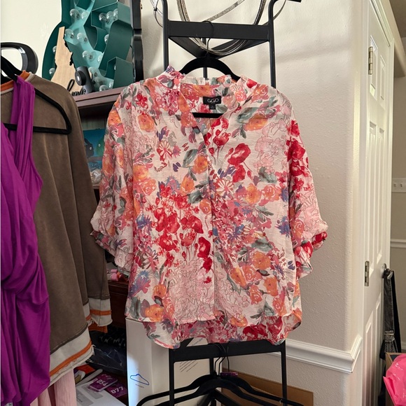 Cato Women's Floral Blouse - Multicolor - Picture 1 of 5
